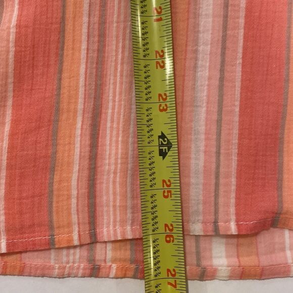 ❤️Last Chance Liz Claiborne striped long sleeve cotton button down shirt - Picture 8 of 8